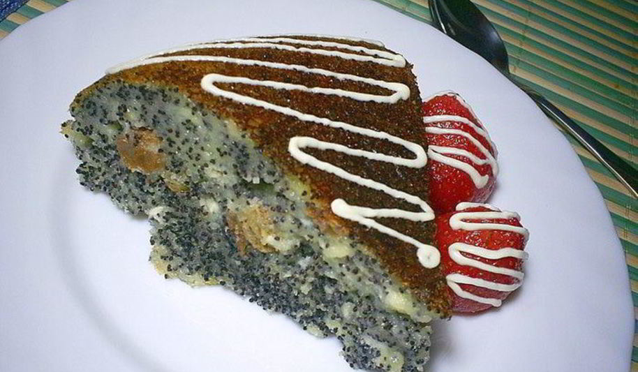 Рецепт творожно-манной запеканка с маком и изюмом