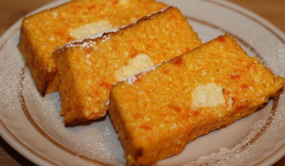 Рецепт творожно-морковной запеканка