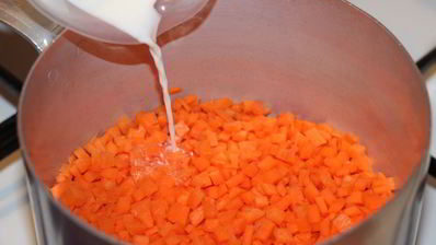 творожно-морковная запеканка