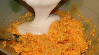 творожно-морковная запеканка