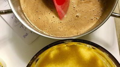 тыквенно-шоколадная запеканка