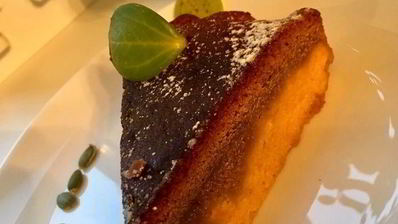 тыквенно-шоколадная запеканка