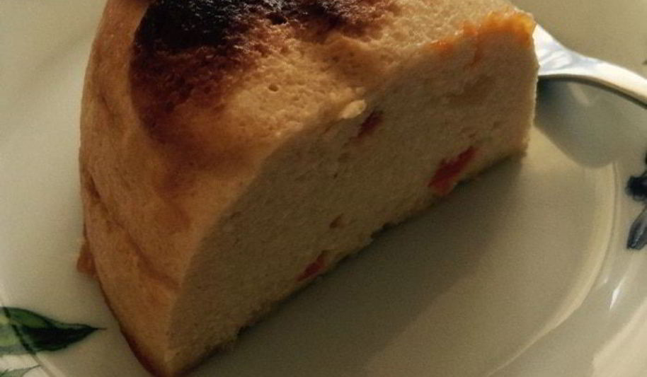 Рецепт ванильной запеканки с персиком