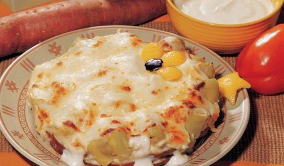 Рецепт запеканки из артишоков и картофеля