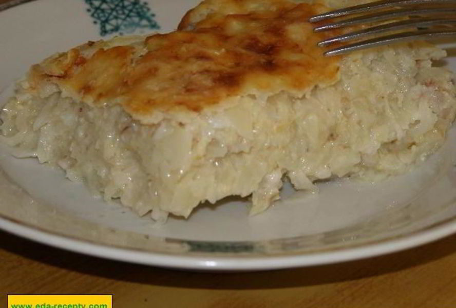 Запеканка из капусты с сыром в духовке