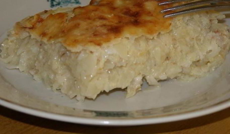 Рецепт запеканки из капусты с сыром в духовке