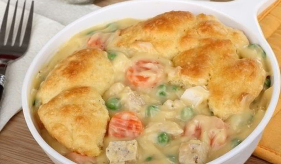 Рецепт запеканки из курицы с овощами и творогом