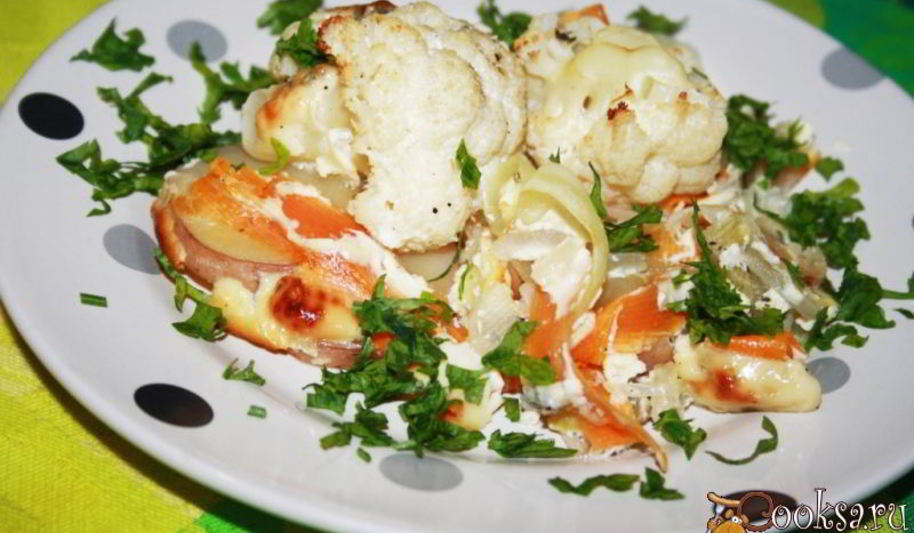 Рецепт запеканки из летних овощей с очень вкусной заливкой