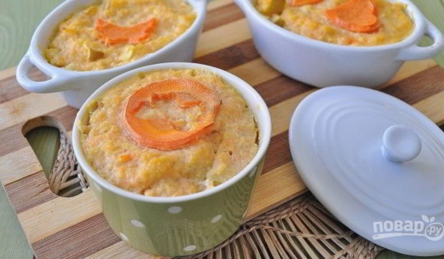 Рецепт запеканки из пшенной крупы веганская