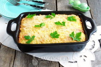 Запеканка из рыбного фарша