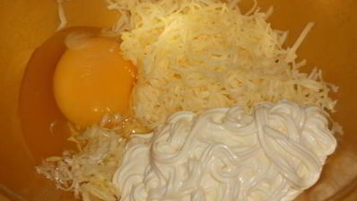 запеканка из тертого картофеля с сыром