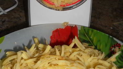 запеканка из тертого картофеля с сыром