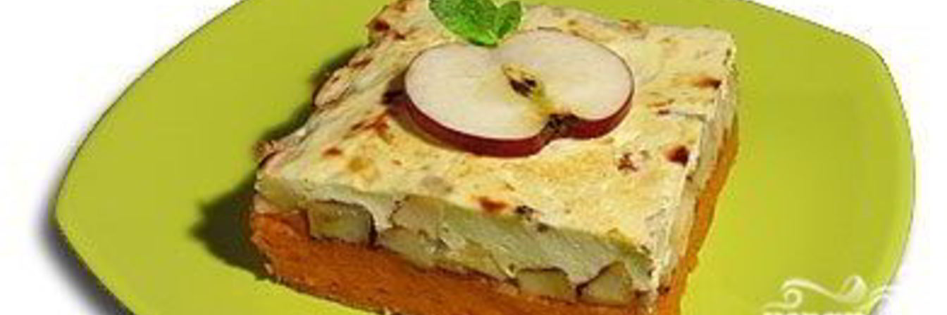 Запеканка из тыквы и яблок