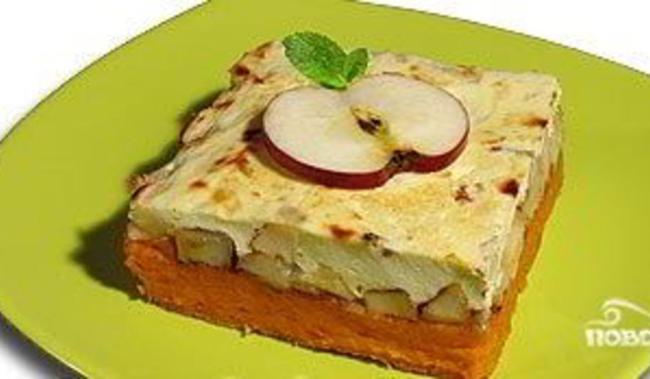 Рецепт запеканки из тыквы и яблок