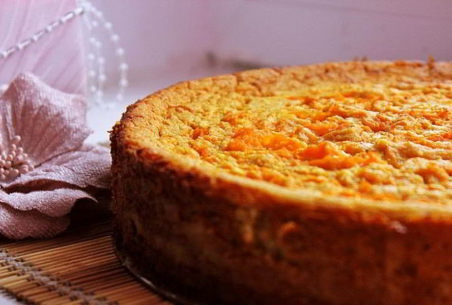 Запеканка из тыквы с изюмом и творогом