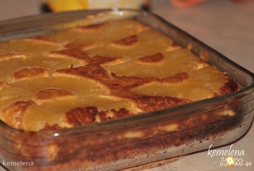Запеканка с ананасами