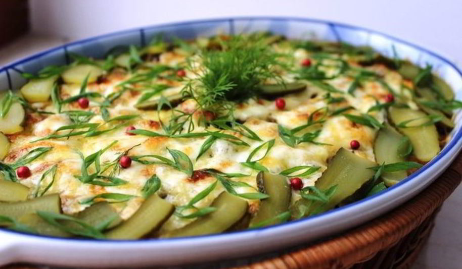 Рецепт запеканки с двойным мясом