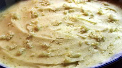 запеканка с двойным мясом