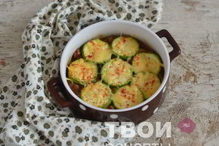 Запеканка с кабачком и фаршем