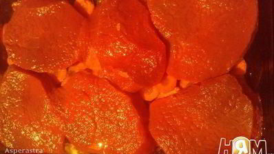 запеканка с мясом под овощами в сливках