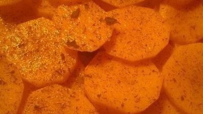 запеканка с мясом под овощами в сливках