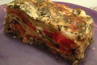 Запеканка с цукини и творогом