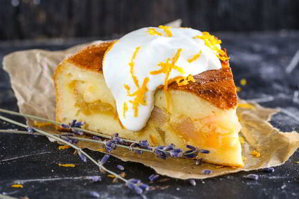 Запеканка с яблоками и грушами