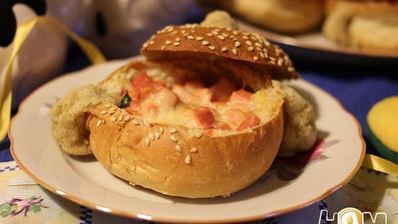 запеканка в булочках-горшочках