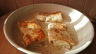 жареные конвертики с сыром