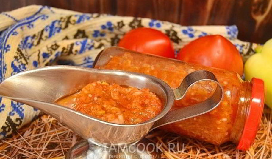 Рецепт аджики без яблок на зиму
