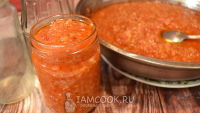 аджика без яблок на зиму