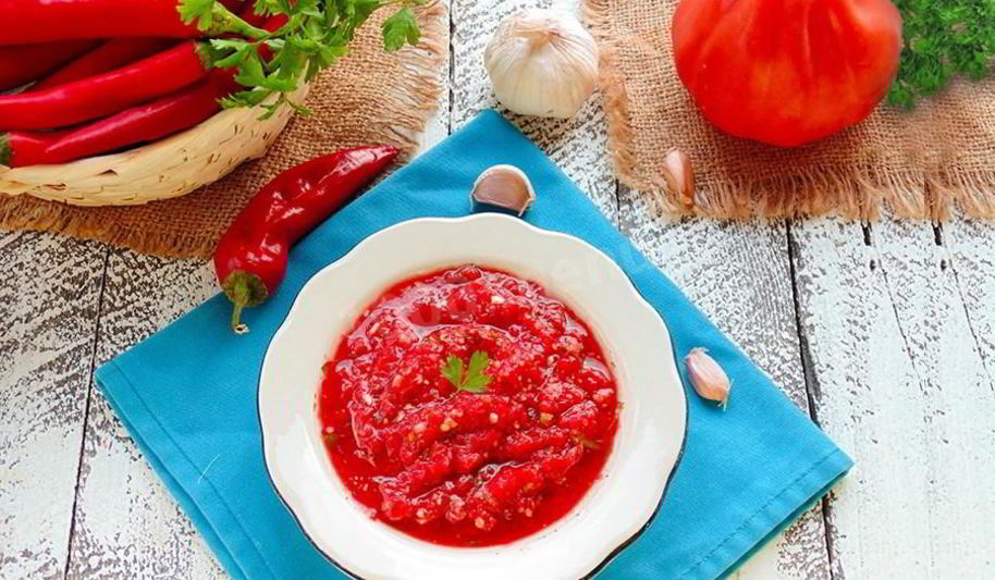 Рецепт аджики без яблок