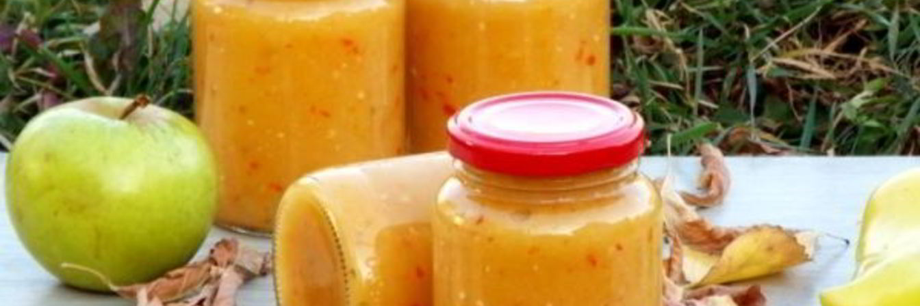 Аджика из кабачков с яблоками на зиму