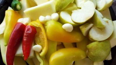 аджика из кабачков с яблоками на зиму