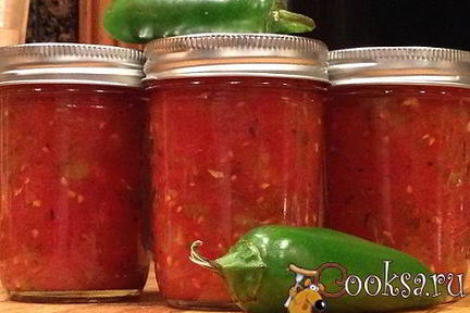 Аджика из перца и помидор на зиму