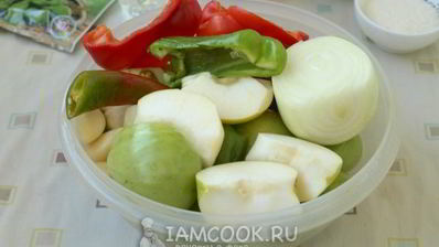 аджика из зеленых помидоров