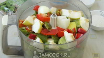 аджика из зеленых помидоров