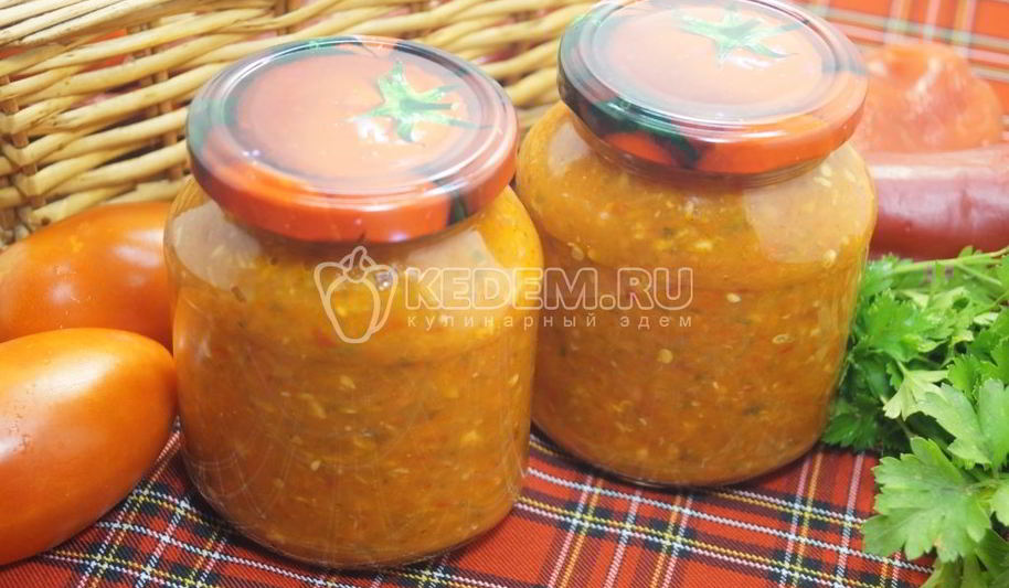 Рецепт аджики на зиму с яблоками