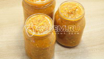 аджика на зиму с яблоками