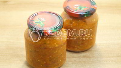аджика на зиму с яблоками