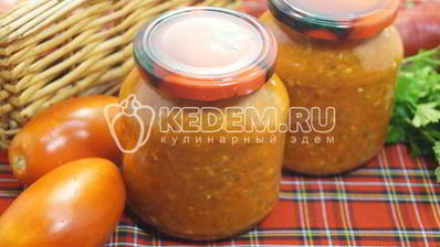 аджика на зиму с яблоками