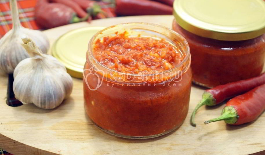Рецепт аджики острой на зиму