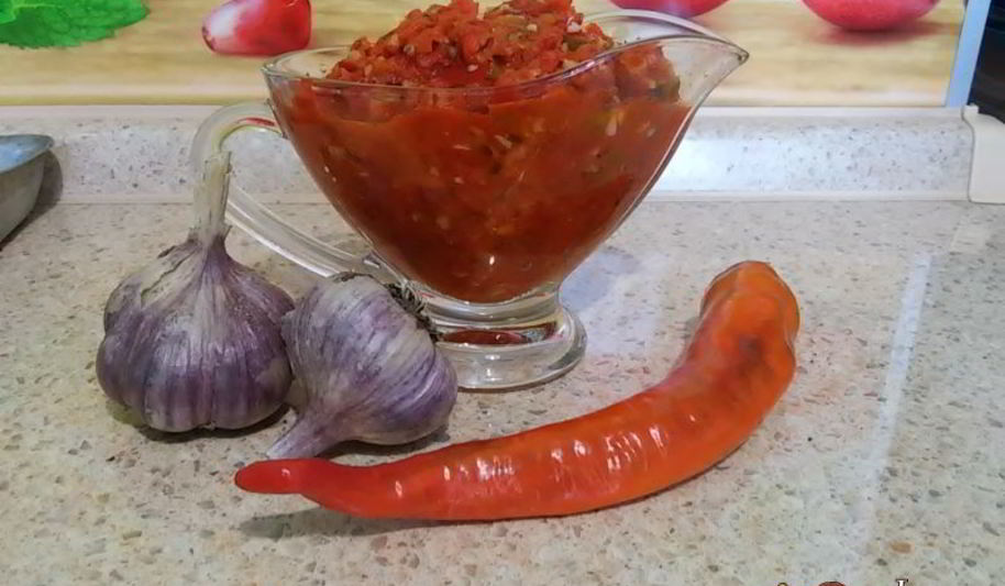 Рецепт аджики остринка