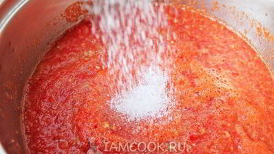 аджика сладкая на зиму с яблоками