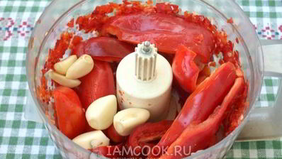 аджика сырая из красного перца