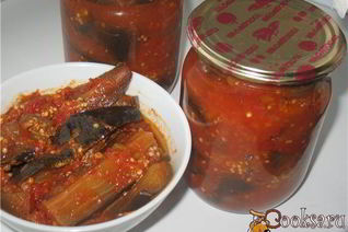 Баклажаны в аджике на зиму