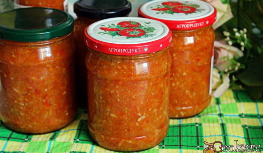 Рецепт кабачковой аджики