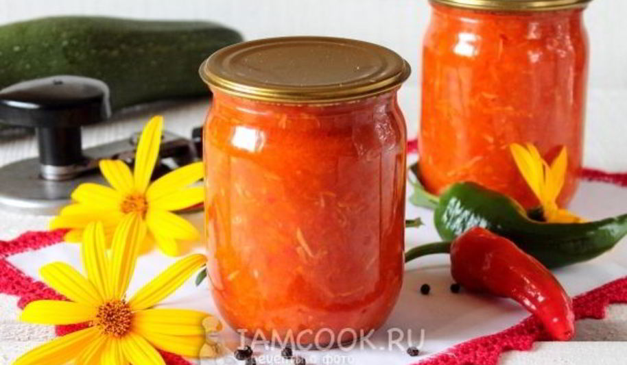 Рецепт классической аджики из кабачков на зиму