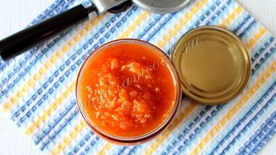 классическая аджика из кабачков на зиму