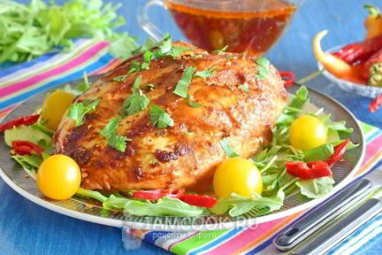 Куриная грудка в аджике
